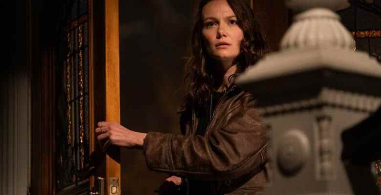 Andi Matichak as Allyson in Halloween Ends, co-written, produced and directed by David Gordon Green.