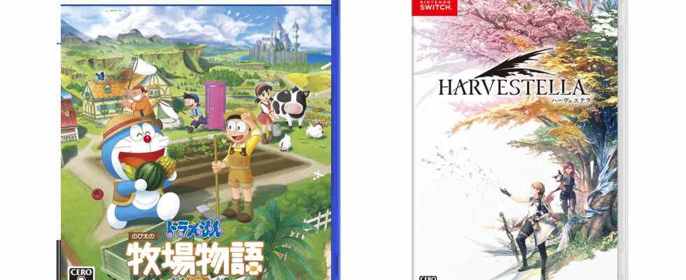 Sorties de jeux japonais de cette semaine : Doraemon Story of Seasons : Friends of the Great Kingdom, HARVESTELLA, plus