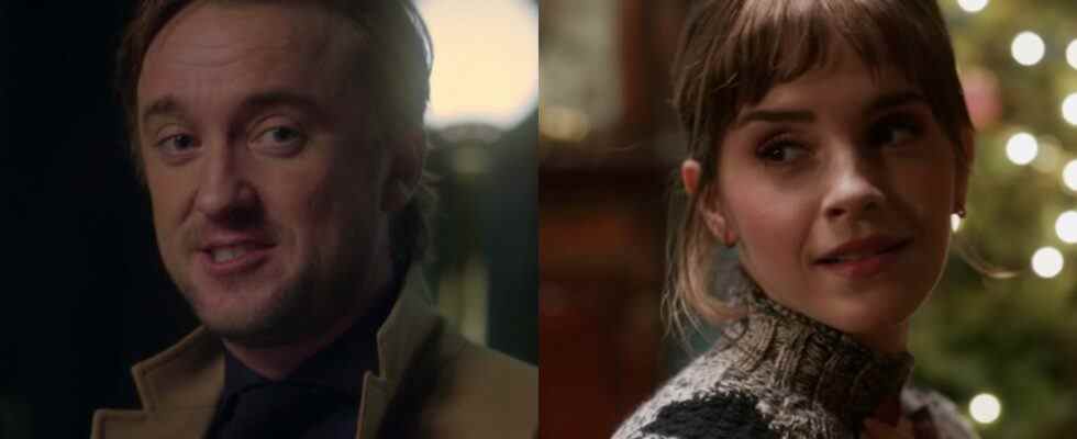 Emma Watson and Tom Felton in Harry Potter 20th Anniversary: Return to Hogwarts