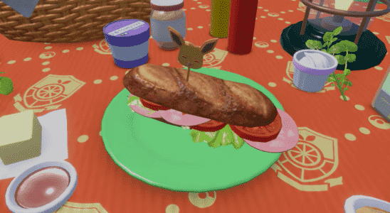 Vous pouvez faire des sandwichs élaborés pour Pokémon en Scarlet et Violet
