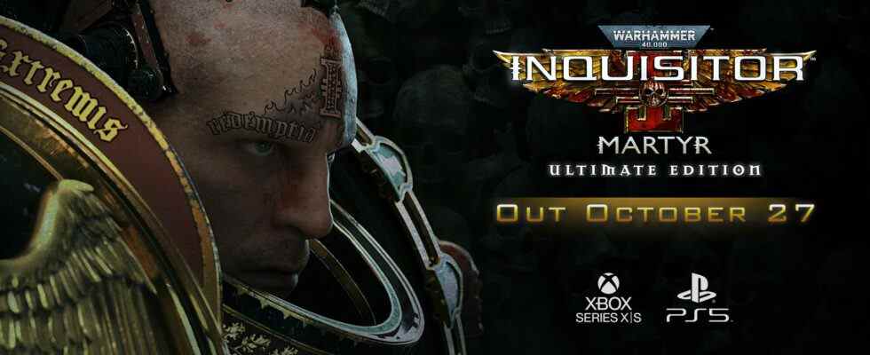 Warhammer 40,000: Inquisitor – Martyr Ultimate Edition pour PS5, lancement Xbox Series le 27 octobre