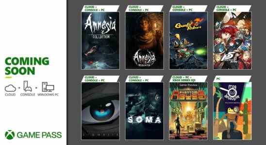 Xbox Game Pass ajoute Persona 5 Royal, Amnesia: Collection, Amnesia: Rebirth, Soma et plus fin octobre