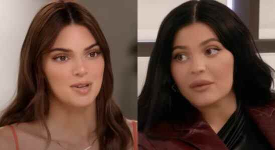 Kendall Jenner and Kylie Jenner in The Kardashians.