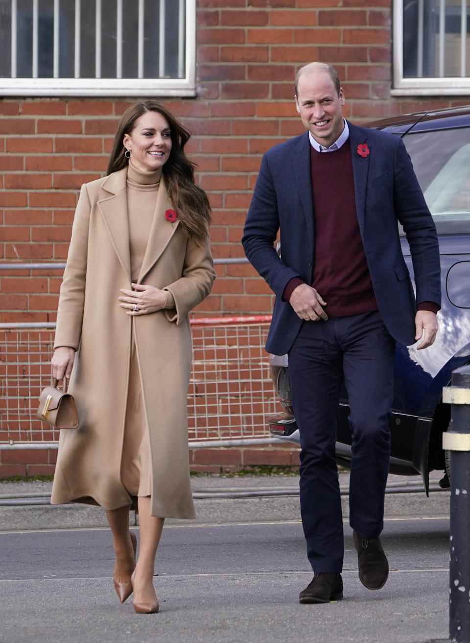 Le prince et la princesse de Galles arrivent pour une visite à The Street, à Scarborough