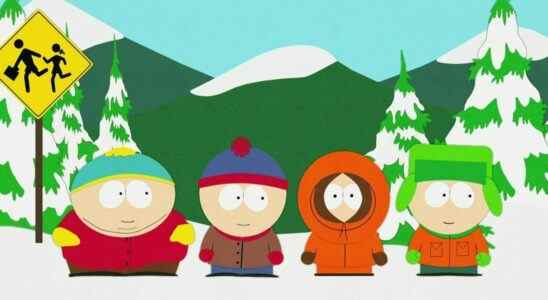 Cartman, Eric, Kenny, and Kyle in an episode of South Park