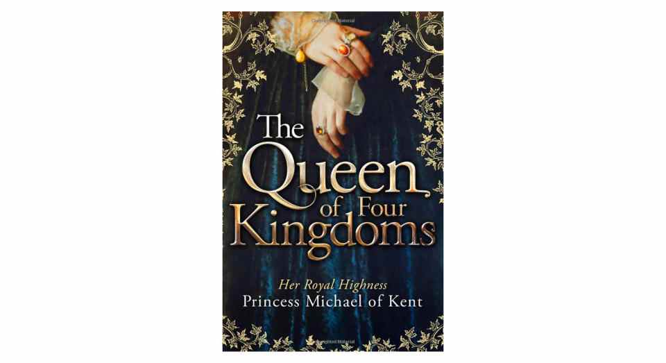 la couverture du roman de la princesse Michael de Kent, La reine des quatre royaumes.  (Amazone)