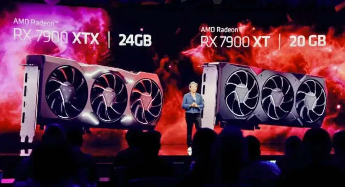 Image du lancement XTX d'AMD