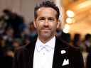Ryan Reynolds arrive pour un gala au Metropolitan Museum of Art de New York, New York, États-Unis, le 2 mai 2022. 