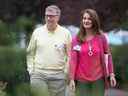 Le milliardaire Bill Gates, président et fondateur de Microsoft Corp., et son ex-épouse Melinda assistent à la conférence Allen and Company Sun Valley le 11 juillet 2015 à Sun Valley, Idaho. 