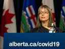 La Dre Deena Hinshaw, médecin hygiéniste en chef de l'Alberta, serait probablement parmi les décideurs évalués si la province lançait une enquête sur la gestion de la pandémie de COVID-19.