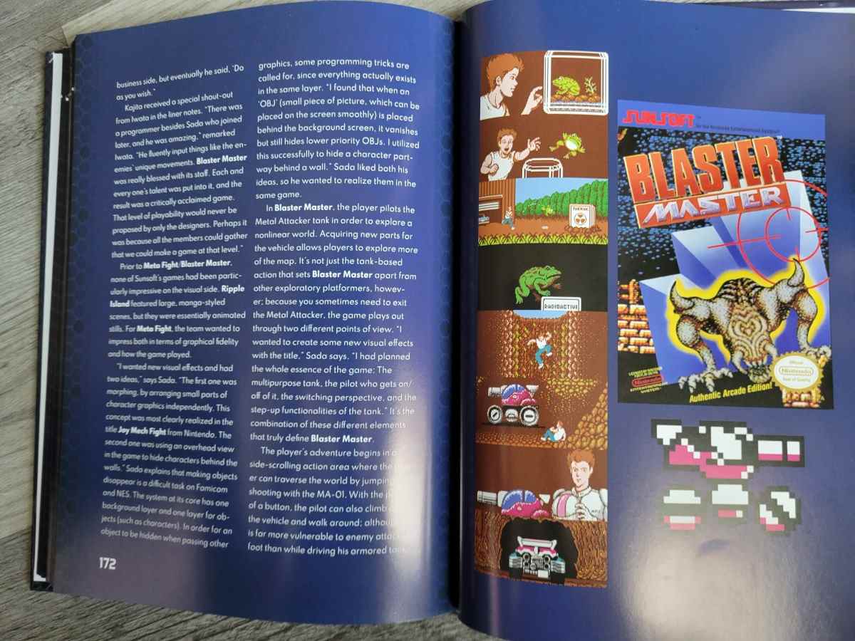 The History of Sunsoft Volume 1 critique de livre Stefan Gancer Press Run Limited Run Games Blaster Master origines contexte jeux annulés nouvelles captures d'écran info