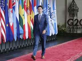 Le premier ministre Justin Trudeau au G20
