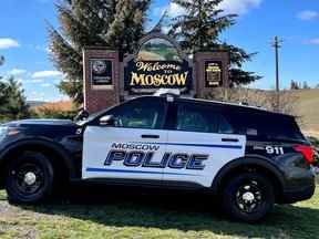 Véhicule du département de police de Moscou (Idaho).