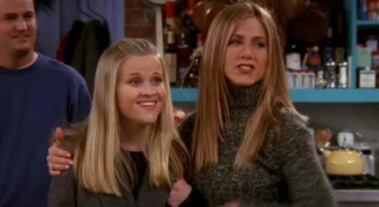 Reese Witherspoon and Jennifer Aniston on Friends.