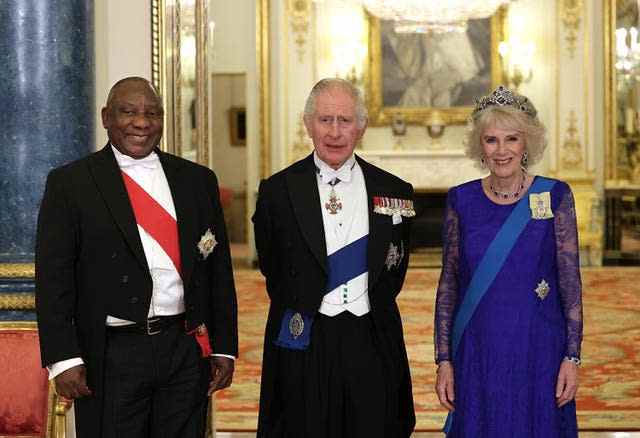 Visite d'État du président sud-africain au Royaume-Uni