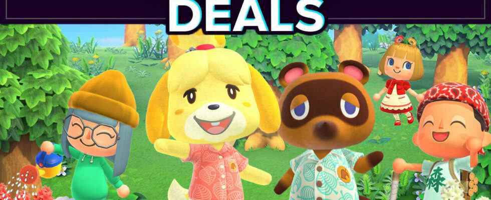 Animal Crossing: New Horizons est à plus de 50% de réduction