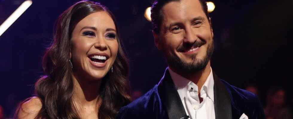 Val Chmerkovskiy and Gabby Windey on Dancing With The Stars on Disney+