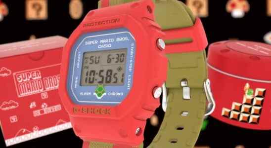 Casio G-Shock lance une montre Super Mario en édition limitée, et c'est magnifique