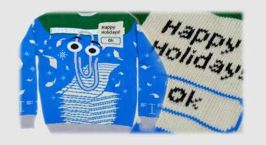 Clippy sweater