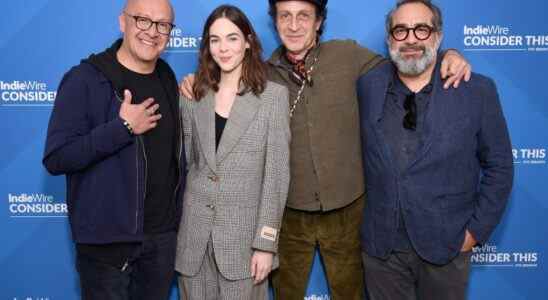 Martín Hernandez (Sound Designer / Supervisor), Ximena Lamadrid (Actor), Daniel Giménez Cacho (Actor) and Eugenio Caballero (Production Designer) 2022 IndieWire FYC Consider This Brunch  at the Citizen News on November 18th, 2022 in Hollywood, California.