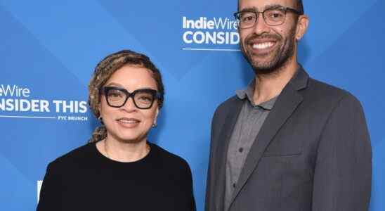 Ruth Carter (Costume Designer) and Nate Moore (Producer) arrive at the 2022 IndieWire FYC Consider This Brunch  at the Citizen News on November 18th, 2022 in Hollywood, California.