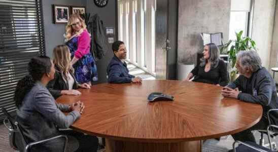 Aisha Tyler, AJ Cook, Kirsten Vangsness, Adam Rodriguez, Paget Brewster, and Joe Mantegna in 'Criminal Minds: Evolution'