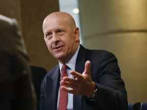Le directeur général de Goldman Sachs, David Solomon.