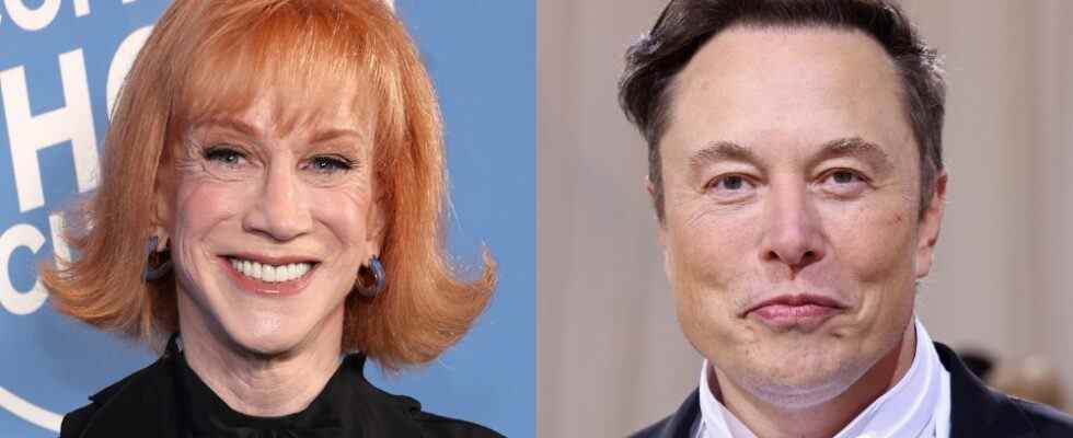 Kathy Griffin défie l'interdiction de Twitter en utilisant le compte de sa défunte mère, appelle Elon Musk un "trou" et un "hack" Les plus populaires doivent lire Inscrivez-vous aux newsletters Variety