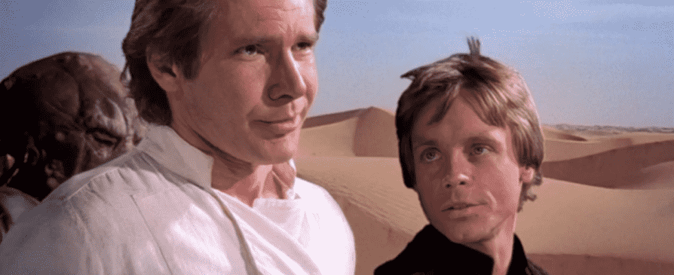La bobine de Harrison Ford réagissant à l'impression de Star Wars de Mark Hamill sur lui devient virale et c'est un grand retour en arrière