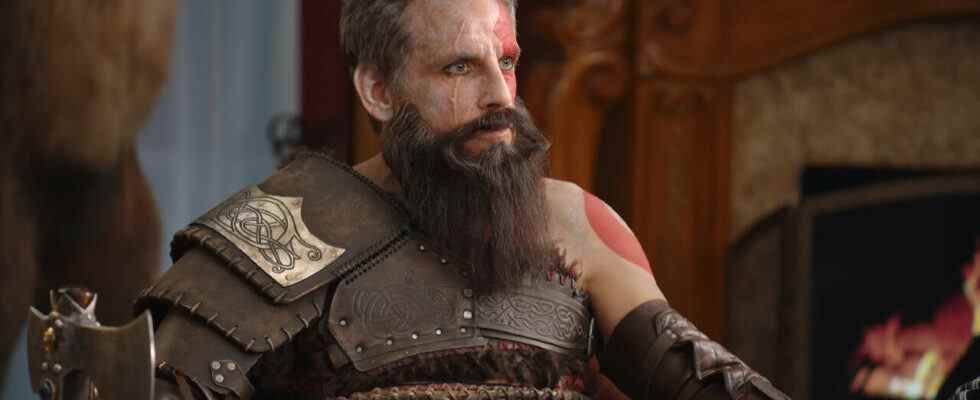 La vidéo de God Of War Ragnarok présente Ben Stiller canalisant son Kratos intérieur