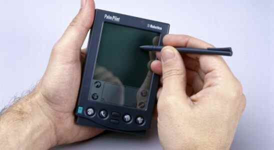 A Palm Pilot device from 1998