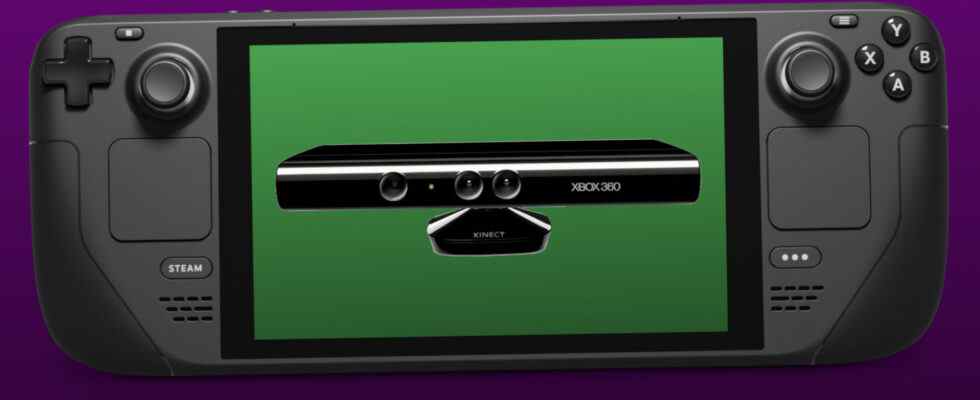 Le moddeur Steam Deck crée une alternative au casque VR en utilisant Xbox Kinect
