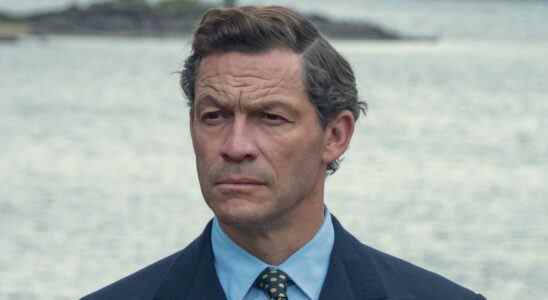 Dominic West as Charles III in The Crown