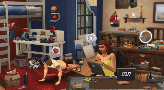 Les Sims 4 dit 'Merde, tu vis comme ça ?'