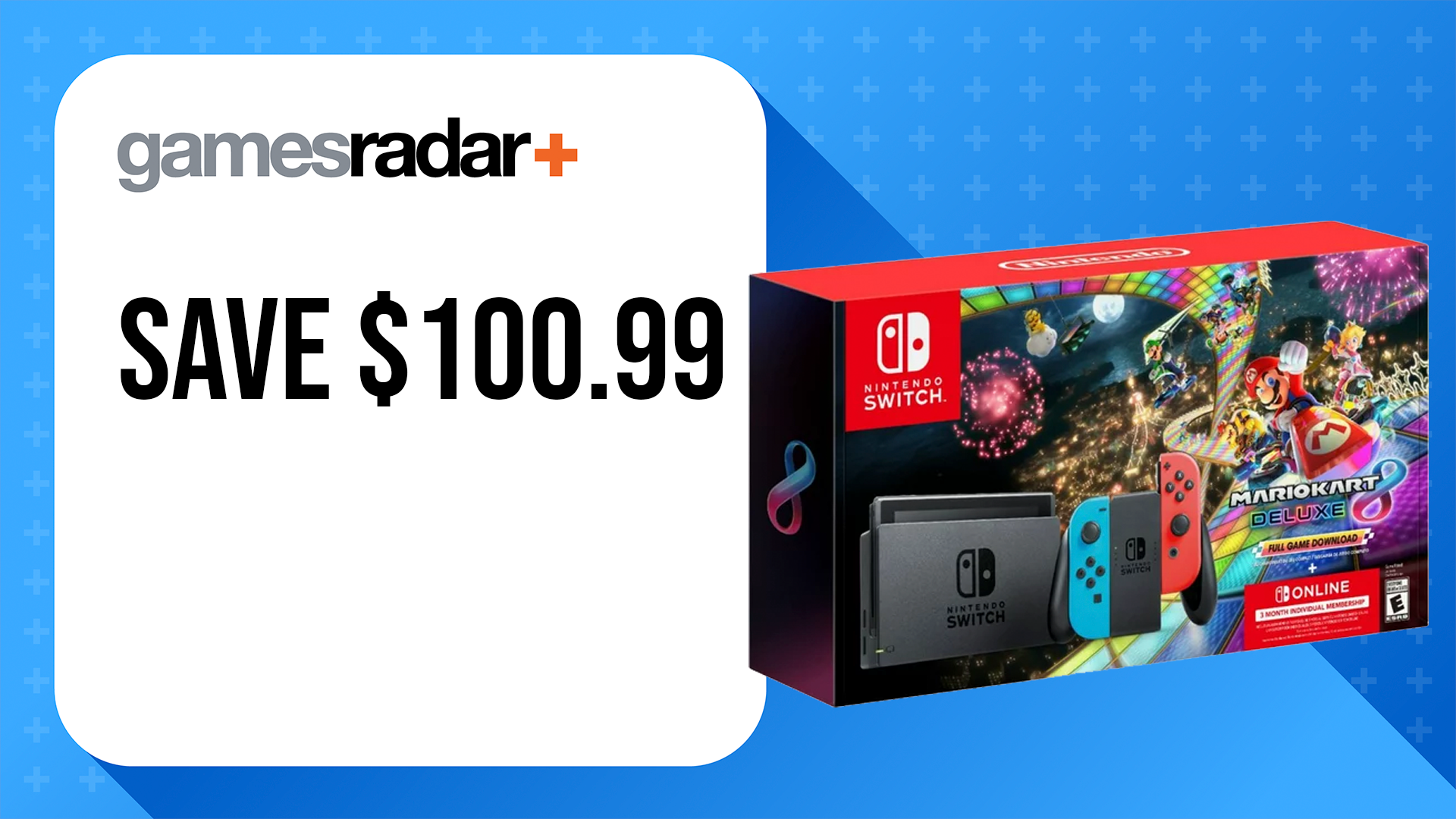Offre Nintendo Switch + Mario Kart 8 Deluxe + Nintendo Switch Online