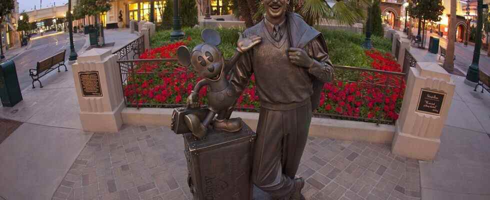 Storytellers statue at Disney California Adventure
