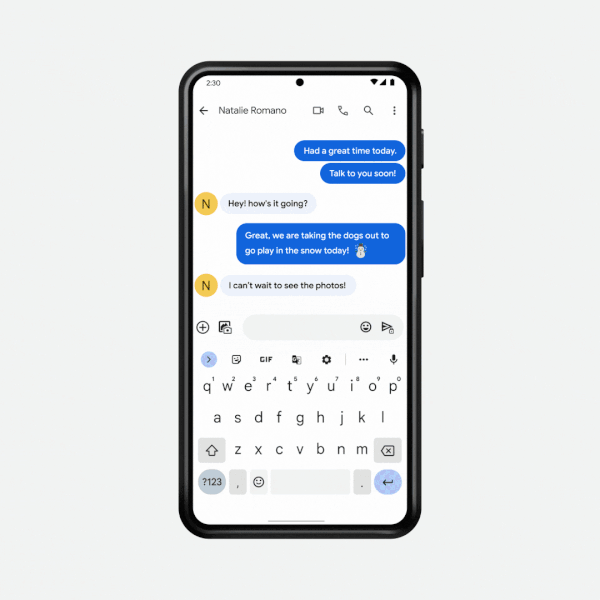 android vacances emoji gboard