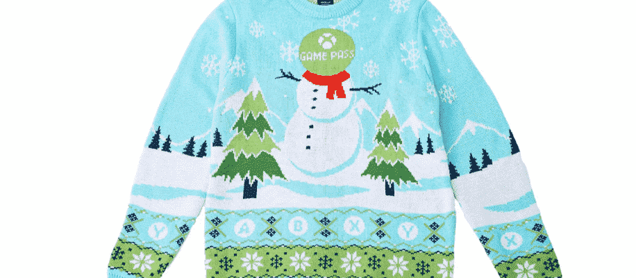 Xbox Game Pass Holiday Sweater disponible maintenant pour 75 $