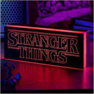 Lumière du logo Stranger Things