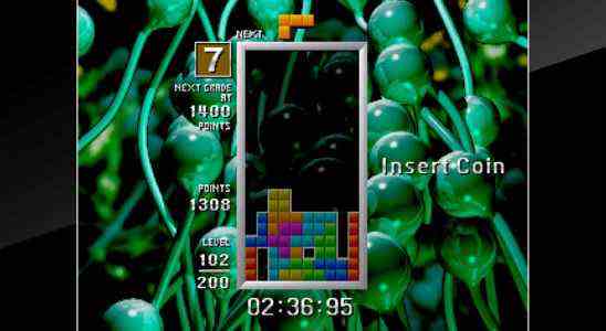 Arcade Archives Tetris Le gameplay du Grand Maître