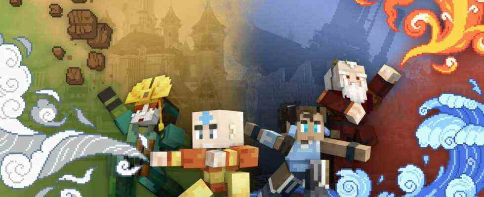 Minecraft révèle le contenu téléchargeable Avatar Legends, les détails et la bande-annonce