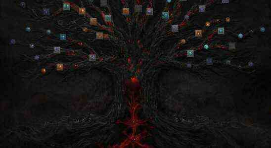 L'arbre de compétences de Diablo 4 n'est plus cet ancien arbre de l'enfer malade