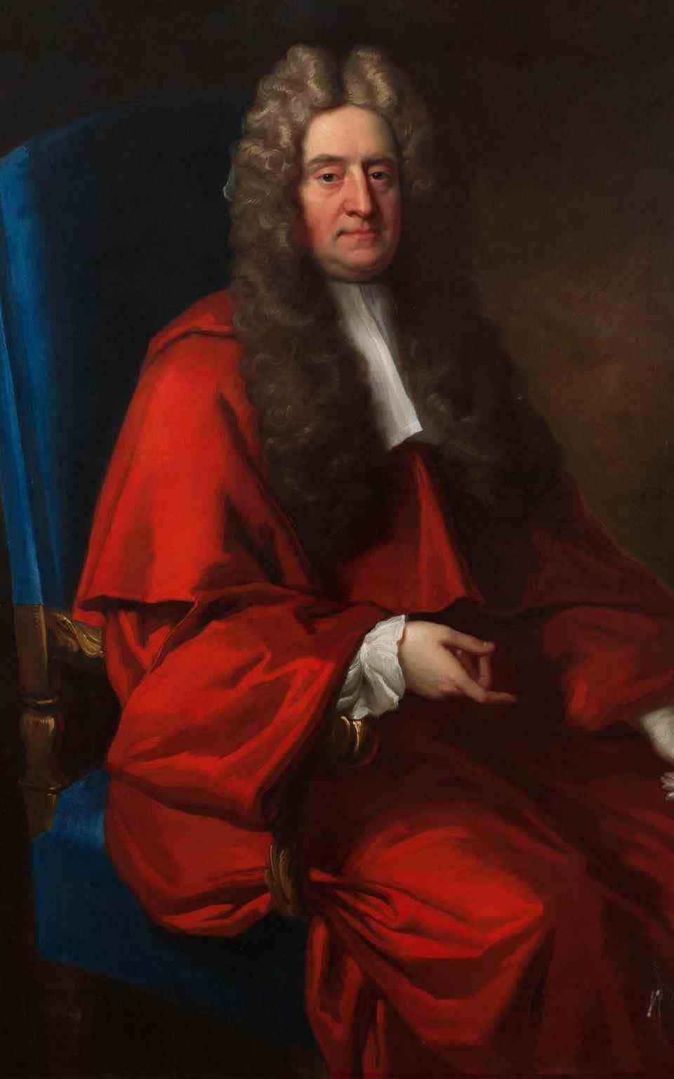 Sergent en droit : le juge et homme politique Whig Sir Joseph Jekyll, peint en 1715 - alamy