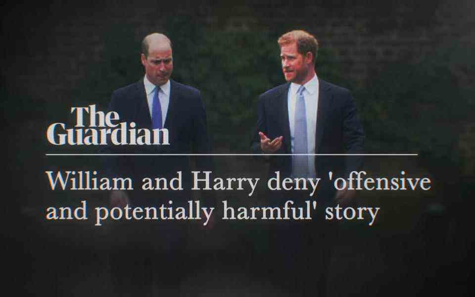 Le prince Harry dit qu'il n'a pas donné sa permission pour que son nom soit mis sur une déclaration écrasant l'histoire du prince de Galles l'intimidant hors de la famille - Netflix