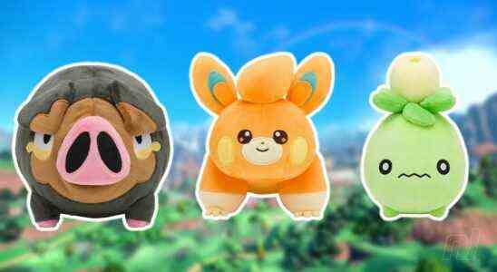 Les peluches Lechonk, Pawmi et Smoliv de Pokémon Scarlet et Violet arrivent au Japon
