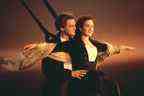 Leonardo DiCaprio et Kate Winslet dans une scène du Titanic.