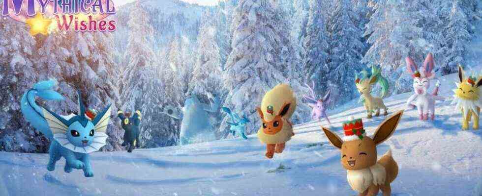 Pokemon Go Winter Holiday Event Part 2 ajoute plus de Pokemon dans des chapeaux de vacances festifs