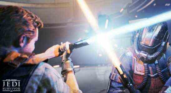Star Wars Jedi Survivor a cinq positions "entièrement réalisées", une double lame et des sabres laser croisés de style Kylo Ren détaillés