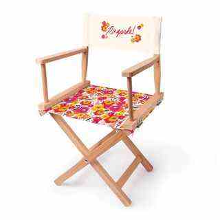 Emily in Paris-inspiré 'Ringarde!'  chaise de directeur floral