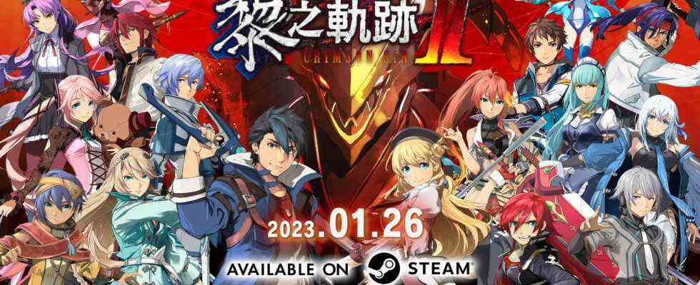 The Legend of Heroes: Kuro no Kiseki II -CRIMSON SiN- arrive sur PC le 26 janvier 2023 en coréen et chinois traditionnel
